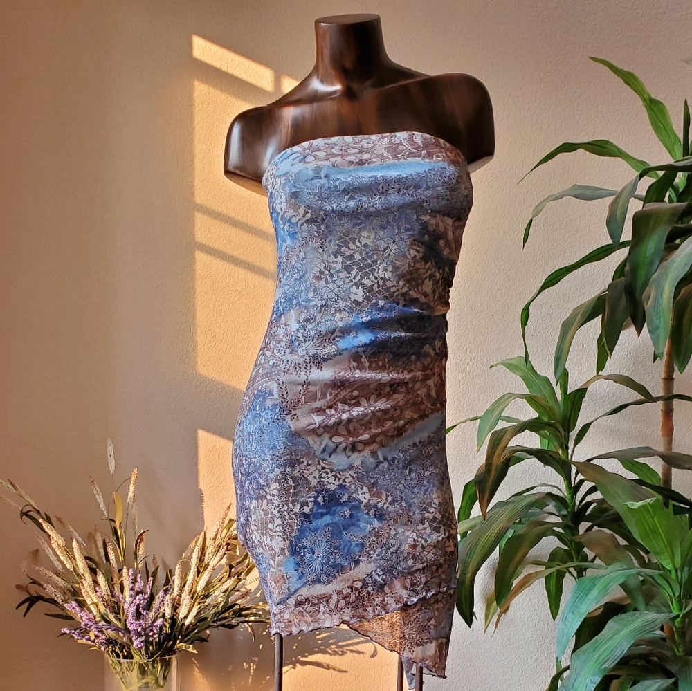 Charlotte Russe. Size small. Blue/Tan